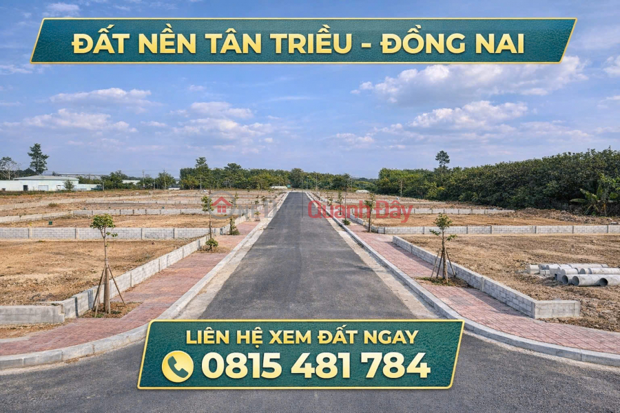 ĐẤT NỀN SÁT TP TÂN UYÊN – GIÁ CHỈ 1 TỶ 030/NỀN SHR FULL THỔ CƯ Niêm yết bán