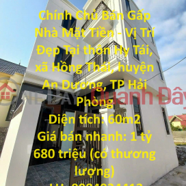 Owner Urgently Sells Front House - Beautiful Location In Hy Tay - Hong Thai - An Duong - Hai Phong City _0