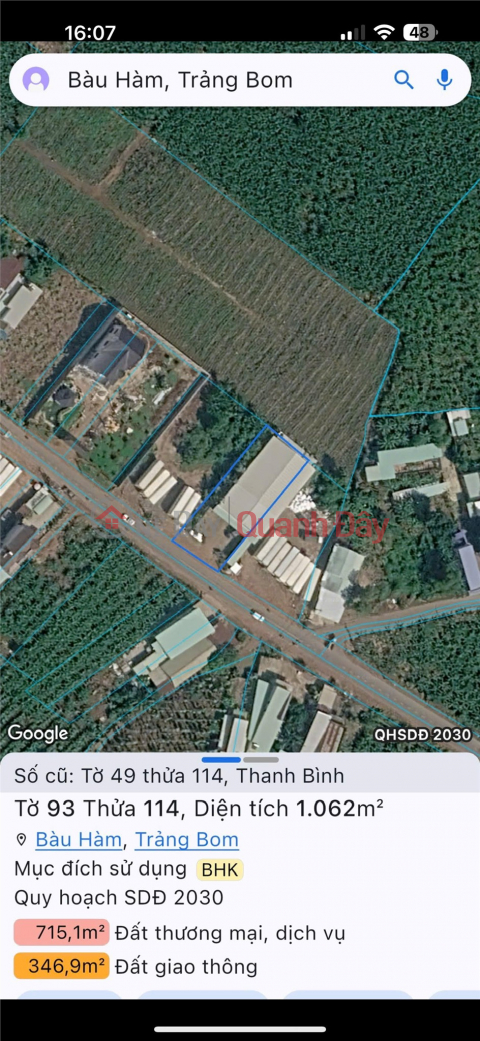 PRIME LOCATION - PROFITABLE INVESTMENT - FACTORY FOR SALE ON PROVINCIAL ROAD 762 - Bau Ham Commune, Dong Nai Province _0