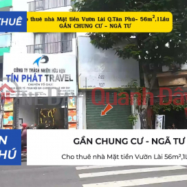 House for rent on Vuon Lai Street, Tan Phu District, 56m², 1 floor - 15 million VND. _0