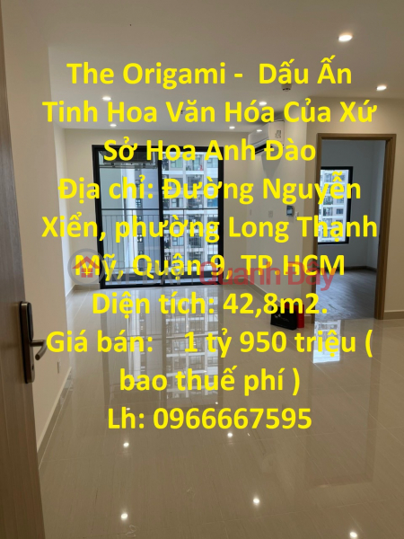 The Origami - Dấu Ấn Tinh Hoa Văn Hóa Của Xứ Sở Hoa Anh Đào Niêm yết bán