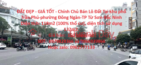 ĐẤT ĐẸP - GIÁ TỐT - Chính Chủ Bán Lô Đất Tại Đông Ngàn - TP Từ Sơn _0