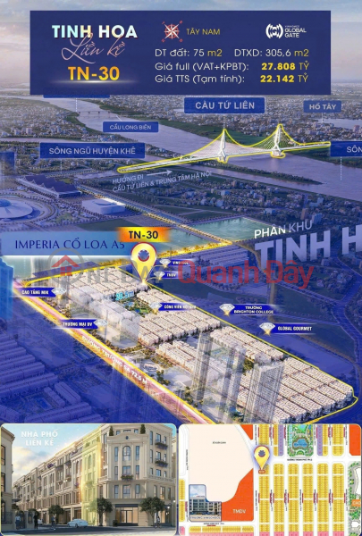 Own the townhouse pair LK45 and LK46 at Hoang Ly Urban Area for only 36 million Sales Listings
