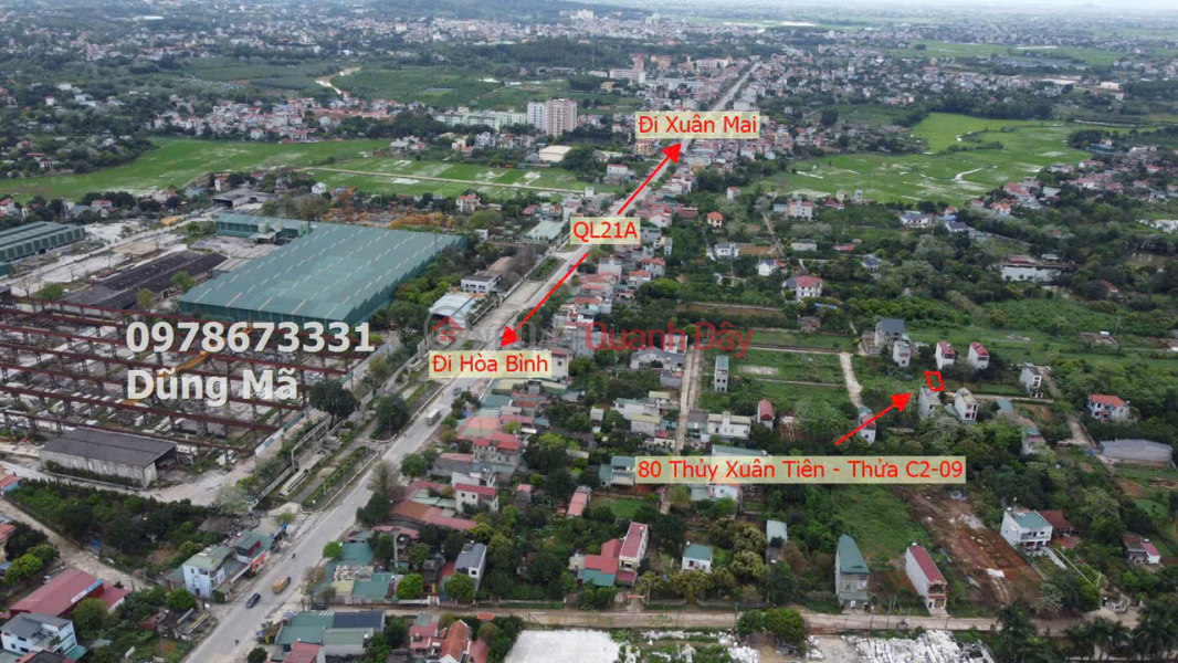 Property Search Vietnam | OneDay | Nhà ở Niêm yết bán, BÁN LÔ ĐẤT 80M TẠI THỦY XUÂN TIÊN-CHƯƠNG MỸ