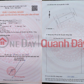 OWNER Sells Land Fronting Tan Hoa Market, Phu My City, Ba Ria Vung Tau _0