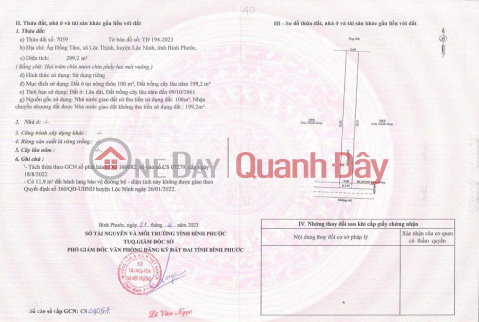 BEAUTIFUL LAND - GOOD PRICE - URGENT SALE Potential Land Lot In Loc Thinh Commune, Loc Ninh District, Binh Phuoc Province _0