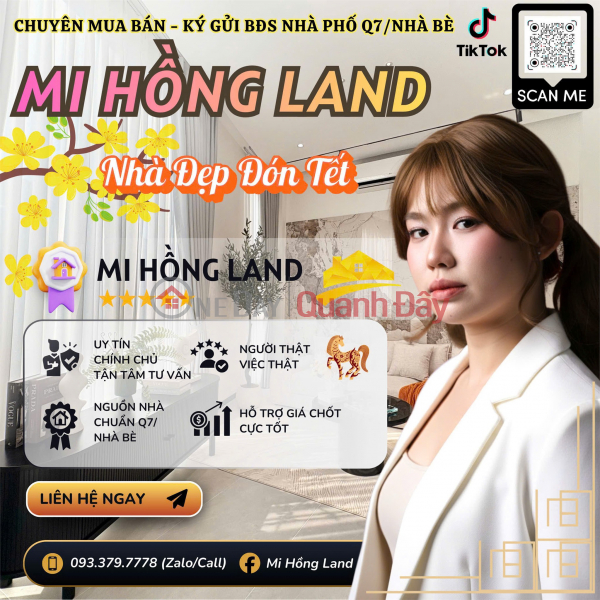 NHÀ CHÍNH CHỦ - GIÁ TỐT 4 Tầng CHỈ 8,4 TỶ Địa Chỉ Huỳnh Tấn Phát Nhà Bè, Hồ Chí Minh Niêm yết bán