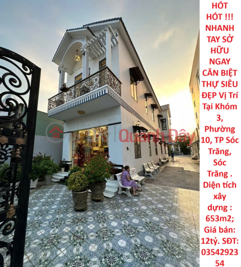 HOT HOT!!! GRAB THIS STUNNING VILLA NOW! Located in Can Tho City (formerly Soc Trang). _0