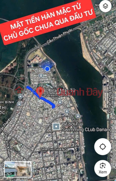 MẶT TIỀN ĐƯỜNG HÀN MẶC TỬ, HẢI CHÂU, ĐÀ NẴNG - NGANG 5m3 CHỈ 4tỷXX, Việt Nam | Bán đ 4,55 tỷ
