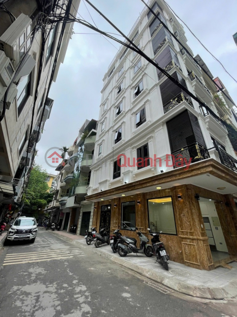 (100% real news) Selling a newly built high-end corner house 60m2 x 8 floors on Vinh Phuc street - Car-avoiding lot division _0