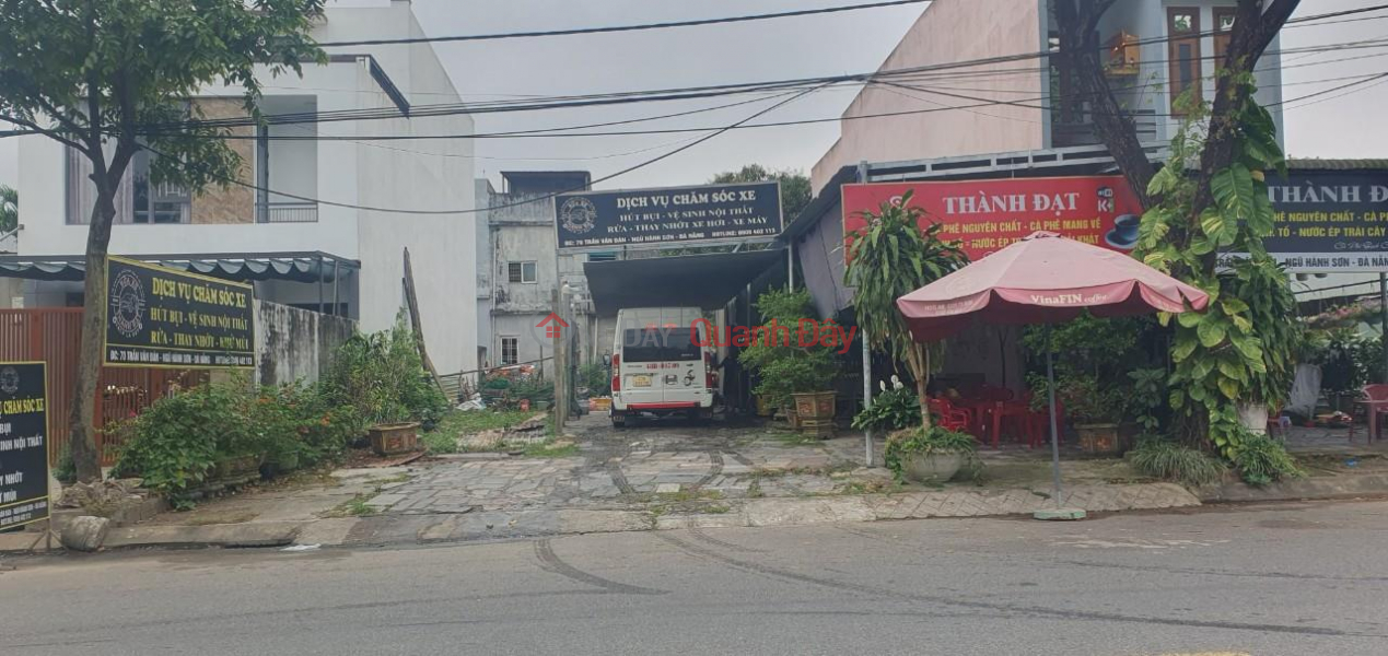 Land for sale on Tran Van Dan street, Da Nang. Big road in the center of the District, the price is too cheap for 200m2 and 8m wide Sales Listings