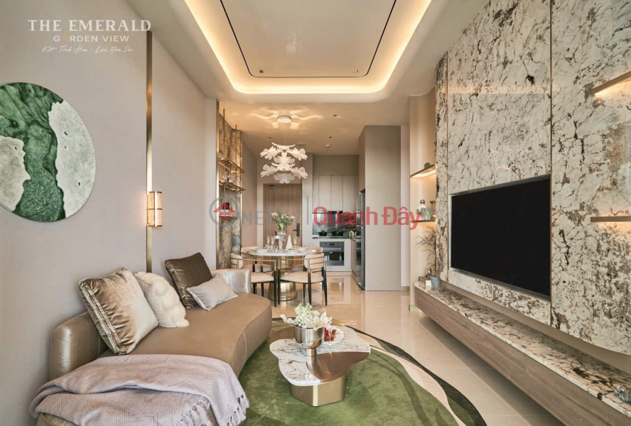 Property Search Vietnam | OneDay | Residential Sales Listings | The Emerald Garden View offers 2-bedroom apartments with an area of 67m2 and pool views for only 239 million VND.