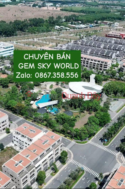 Land for sale in Gem Sky World project, 2.1 billion VND, 100m2, beautiful view, super bargain price. _0