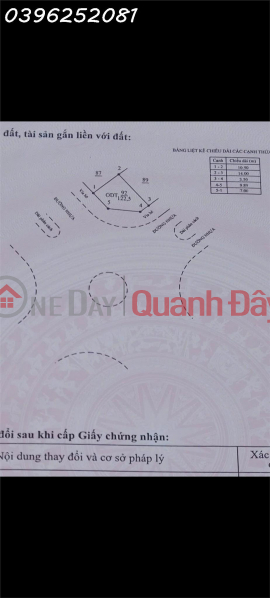 Property Search Vietnam | OneDay | Residential | Sales Listings, Prime corner plot at a super VIP roundabout, priced at 5.5 billion VND, with an area of 122.5m2, located on National Highway 18, Cong Hoa, Chi Linh.