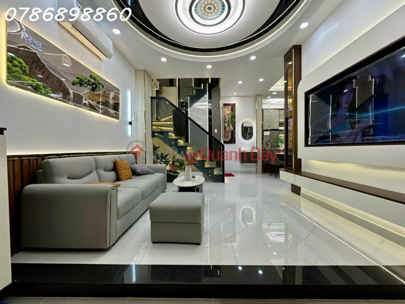 đ 6,5 tỷ | NHÀ MỚI ĐẸP – GÓC 2 MẶT THOÁNG – FULL NỘI THẤT CAO CẤP HẺM 749 HUỲNH TẤN PHÁT, Q7