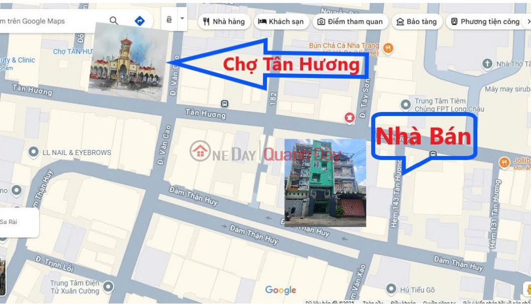 Property Search Vietnam | OneDay | Residential Sales Listings, 6-storey frontage house, 6 bedrooms (95m², floor area 490m²). Dam Than Huy - opposite Tan Huong market, only 14 billion