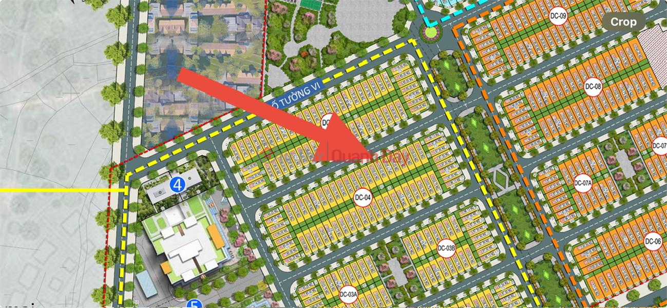 Chính chủ cần bán lô đất DC04-46 - KĐT Cầu Trúc Sông Công - Hướng Đông Nam - 105m2. 1,75 tỷ Niêm yết bán