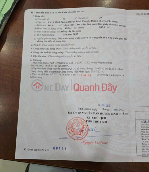 BEAUTIFUL HOUSE – GOOD PRICE – OWNER NEEDS TO SELL HOUSE AT 583 Vo Huu Loi Street, Le Minh Xuan Commune, Binh Chanh District, Ho Chi Minh City Sales Listings