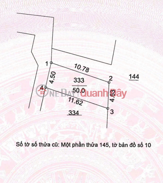 Land for sale in Group 12, Dong Mai, area 50m2, frontage 4.5m, corner plot, 3.5 billion VND, Ha Dong. Sales Listings