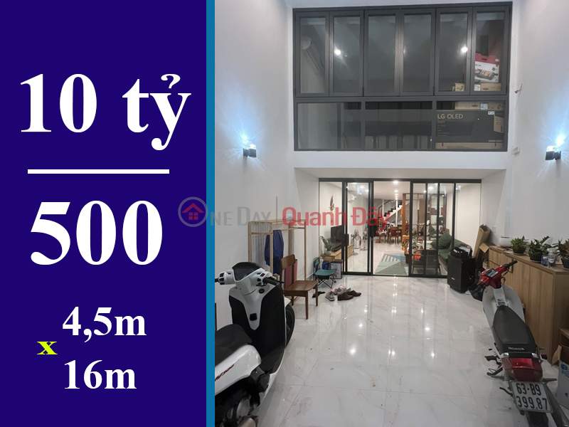 BÁN NHÀ TRẦN XUÂN SOẠN, TÂN HƯNG, QUẬN 7. DT: 4,5M X 16M, HẺM XE HƠI Sales Listings