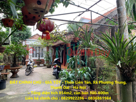 OWNER'S LAND - GOOD PRICE - Lien Tan Village, Phuong Trung Commune, Thanh Oai - Hanoi _0