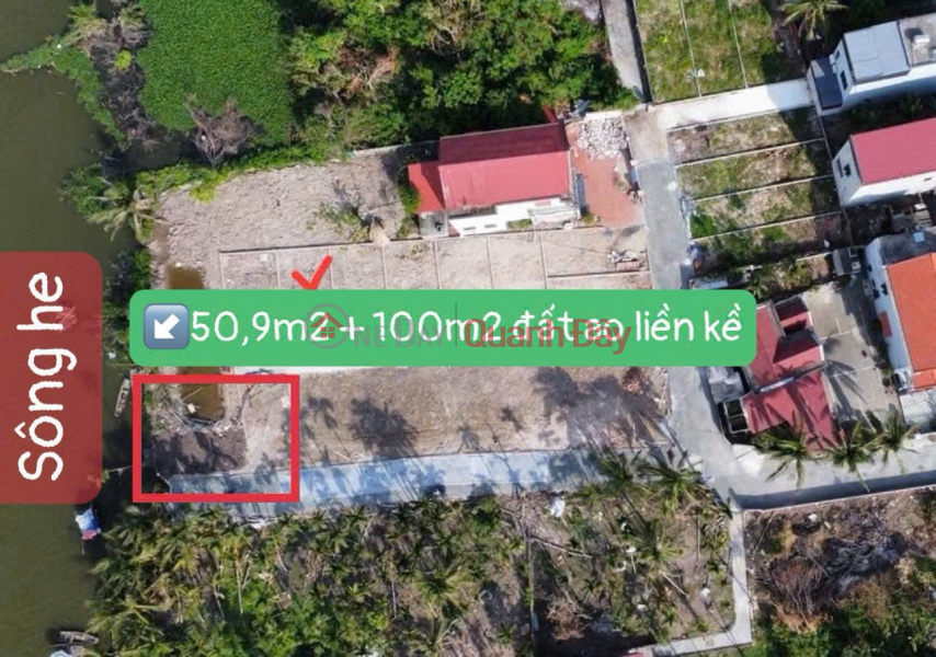 Property Search Vietnam | OneDay | Residential | Sales Listings 1.4x billion 50.9m2 100m2 pond adjacent to He River Duong Kinh Zalo 0567222555