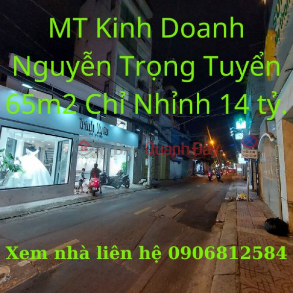 House for sale Phu Nhuan Business Front 65m2 Chi Nhon 14 billion Nguyen Trong Tuyen Street Sales Listings