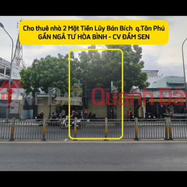 House for rent with 2 frontages on Luy Ban Bich, 68m², 2 floors - NEAR HOA BINH CROSSROADS _0