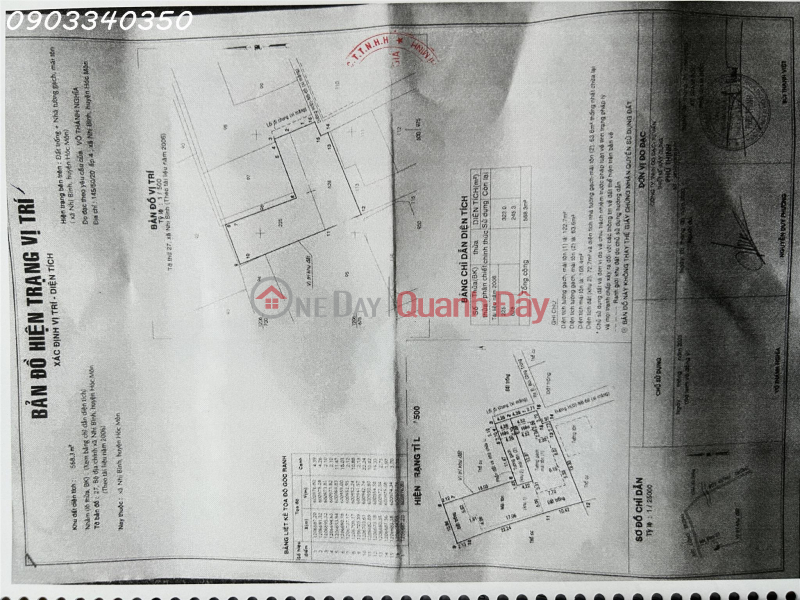 Property Search Vietnam | OneDay | Nhà ở, Niêm yết bán, Bán lô đất siêu đẹp diện tích rộng 600m2 tại Nhị Bình, Hóc Môn, 9,8 tỷ, pháp lý đầy đủ
