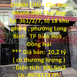 CHÍNH CHỦ - Cần Bán Nhanh Biệt Thự Đẹp Tại KCN Biên Hoà 2, Long Bình - Đồng Nai _0