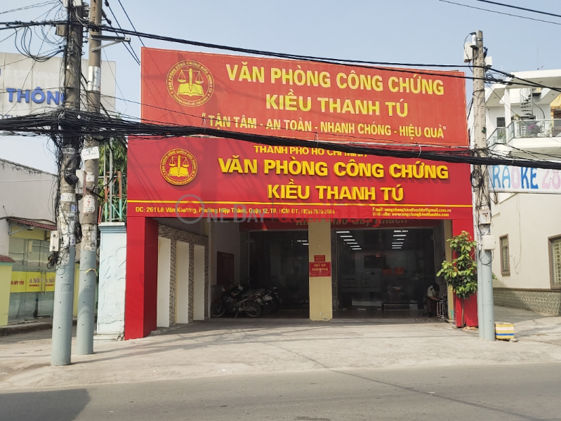 Văn phòng công chứng Kiều Thanh Tú - 261 Lê Văn Khương (Kieu Thanh Tu Notary Office - 261 Le Van Khuong Street) Quận 12 | ()(1)