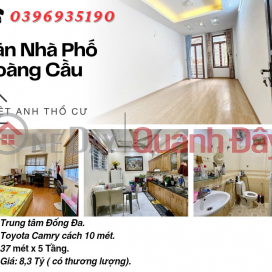 Bán nhà Phố Hoàng Cầu, Vị Trí Đẹp, Ô tô cách 10m, 37mx5T, Giá: 8.3 Tỷ, Lh: 0396935190. _0