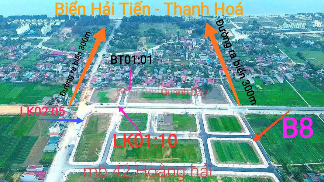 ĐẤT ĐẸP - GIÁ TỐT - CHÍNH CHỦ Cần bán 4 Lô Đất nền Biển Hải Tiến - flamingo Thanh Hoá. Việt Nam Bán | đ 3,85 tỷ