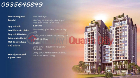 HUE HERITAGE OFFICIALLY ACCEPTS PHASE I BOOKINGS Only 50 Million - Own a beautiful location right away _0