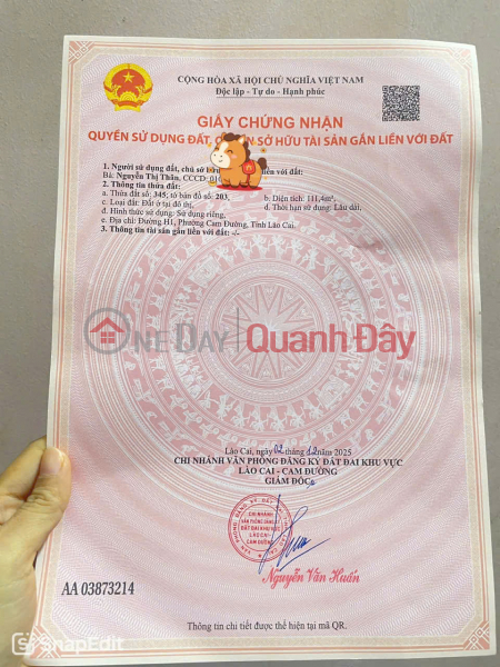 Property Search Vietnam | OneDay | Nhà ở, Niêm yết bán, HOT HOT – CHÍNH CHỦ CẦN BÁN ĐẤT VỊ TRÍ ĐẸP TẠI đường H1, Phường Pom Hán, TP Lào Cai, Tỉnh Lào Cai