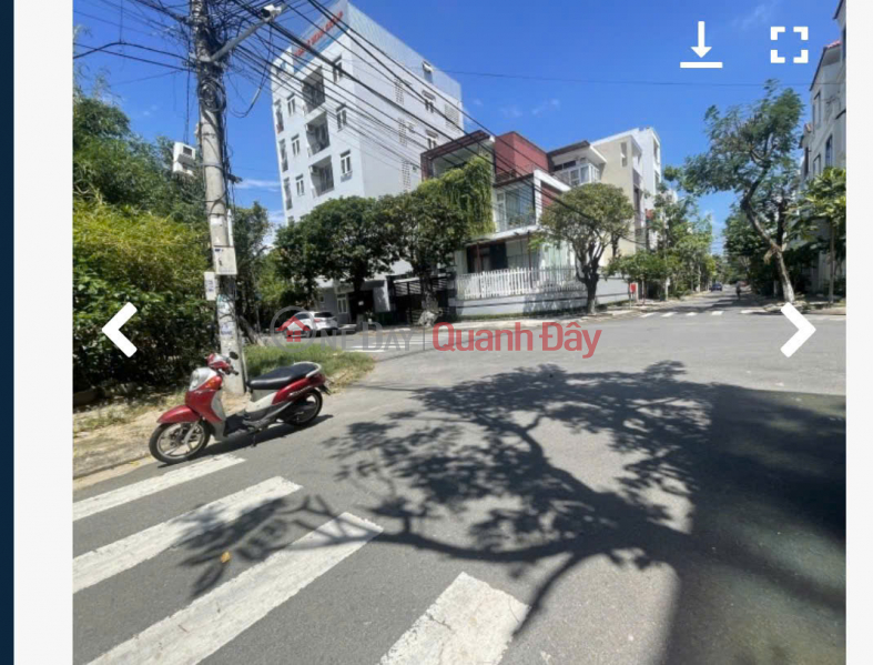 Land frontage on Ong Ich street, opposite Cam Le market and near August Revolution. Sales Listings