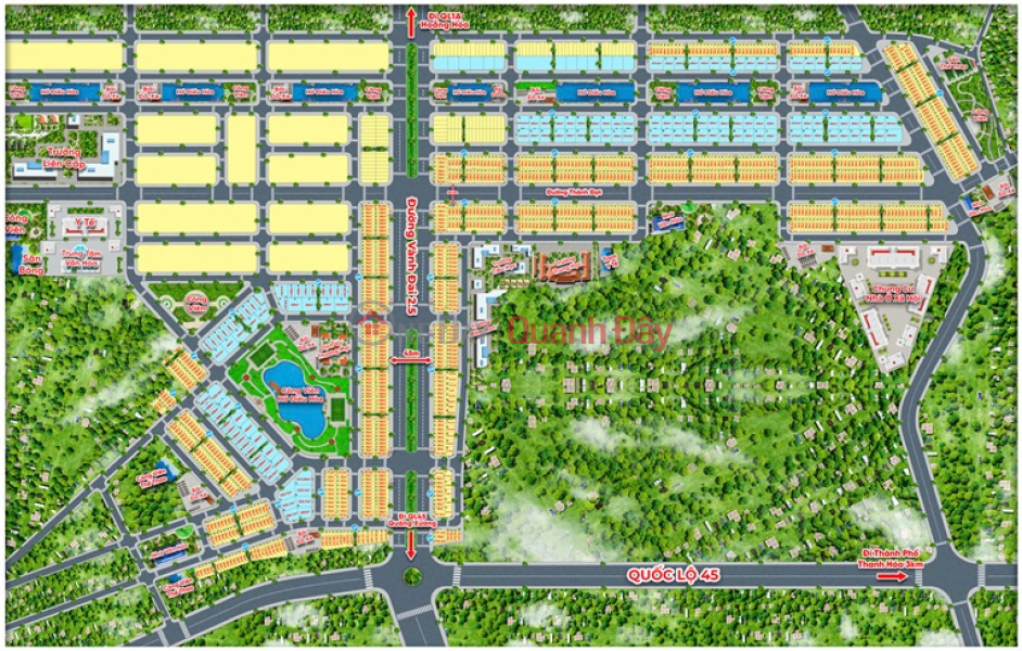 Property Search Vietnam | OneDay | Residential | Sales Listings BEAUTIFUL LAND - GOOD PRICE - OWNER NEEDS TO SELL Land Lot In Urban Area 520, Rung Thong Town, Thanh Hoa.