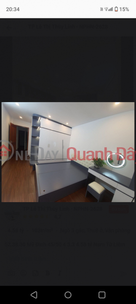 Property Search Vietnam | OneDay | Residential | Sales Listings | SUPER PRODUCT at MY DINH, area 45m2, few steps to the street, brand new house with genuine furniture