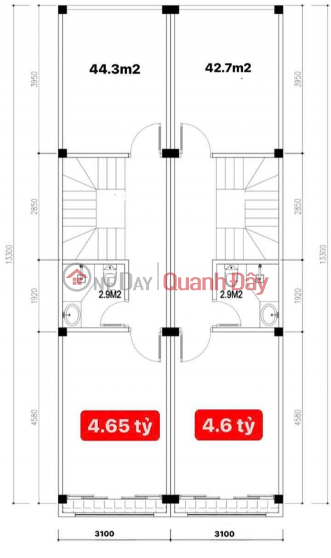 Beautiful cheap 5-storey house in Van Canh, area 44m, road 2.5m, 30m to car, near road 422b. Price 4.x billion _0