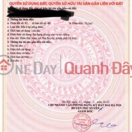 PRIME LAND - GREAT PRICE - OWNER NEEDS TO SELL QUICKLY: A plot of land in a beautiful location in Phu Xuyen commune, Hanoi. _0