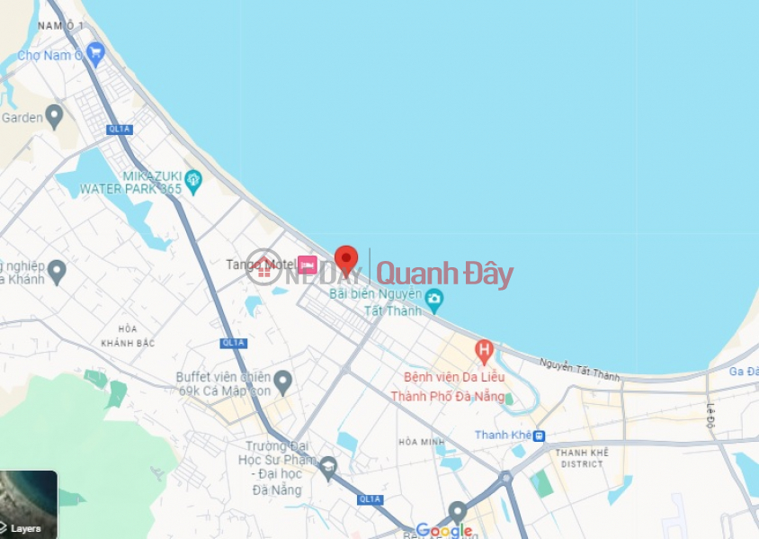 Property Search Vietnam | OneDay | Nhà ở, Niêm yết bán ►Lô 2 Mặt Tiền sát Biển Nguyễn Tất Thành, Đặng Huy Trứ, 123m2, 6 tỷ