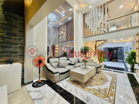 New 5-storey house with full high-class furniture. Pham Van Chieu Street, Go Vap, Price only 8.29 billion _0