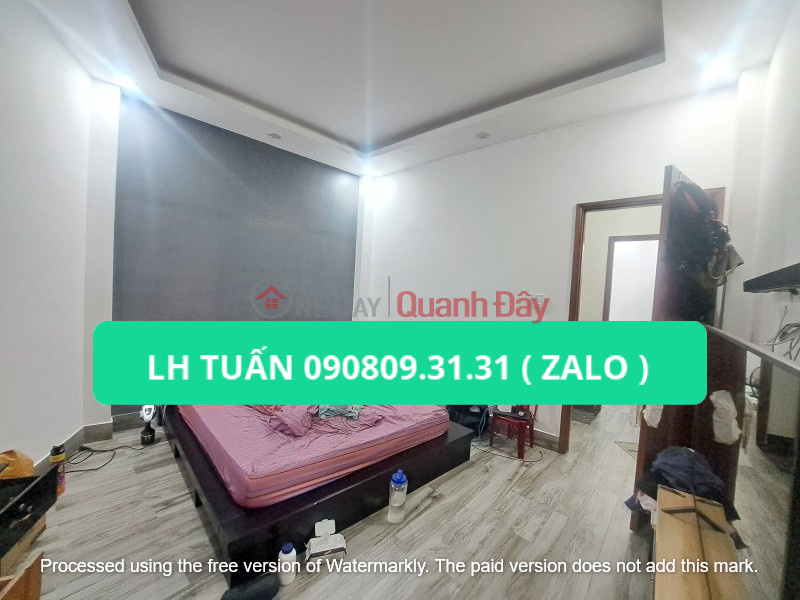 đ 4.6 Billion | 3131 - House for sale in District 3, Rach Bung Binh, 42m2, 4 floors reinforced concrete, 5 bedrooms, price only 4.6 billion