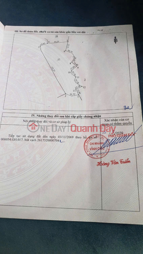 QUICK SALE OF LAND IN A GOOD LOCATION IN Phu Ly Commune, Vinh Cuu, Dong Nai _0