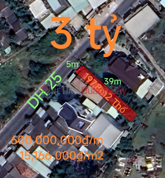 Urgent sale of house right at the foot of Tan Tru Market Bridge, price 3 billion Sales Listings