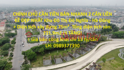 OWNER NEEDS MONEY TO SELL QUICKLY 2 MOST BEAUTIFUL APARTMENTS IN Do Nghia Urban Area - Ha Dong _0