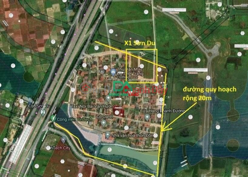 Selling land at X1 Son Du auction next to Vo Nguyen Giap street with the cheapest price in 2023 Vietnam, Sales | đ 2.9 Billion