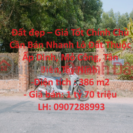 Beautiful Land - Good Price Owner Sells Land Plot Quickly In Tan Bien, Tay Ninh. _0