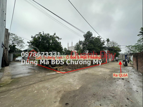 PRICE ONLY 2Y4 TO OWN 120M LAND LOT, CORNER LOT, 3 FRONT FACES AT TRUONG YEN-CHUONG MY _0