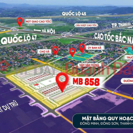 Land area of Dong Minh commune, Dong Son district, Thanh Hoa. 2 Villa lots: _0